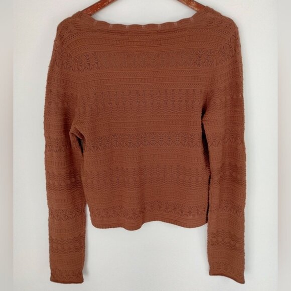 Saltwater Luxe Wilfred Sweater Chocolate Brown Size XL - Picture 10 of 12
